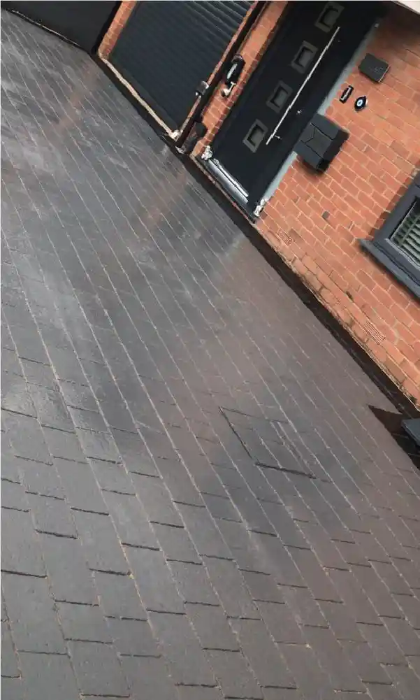 grey brick cleaning during 2